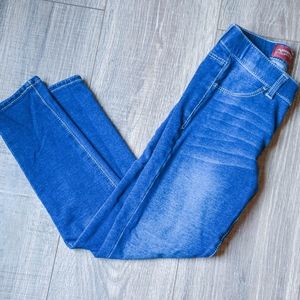 Arizona Darkwash Super Flex Girls Stretch Jeggings